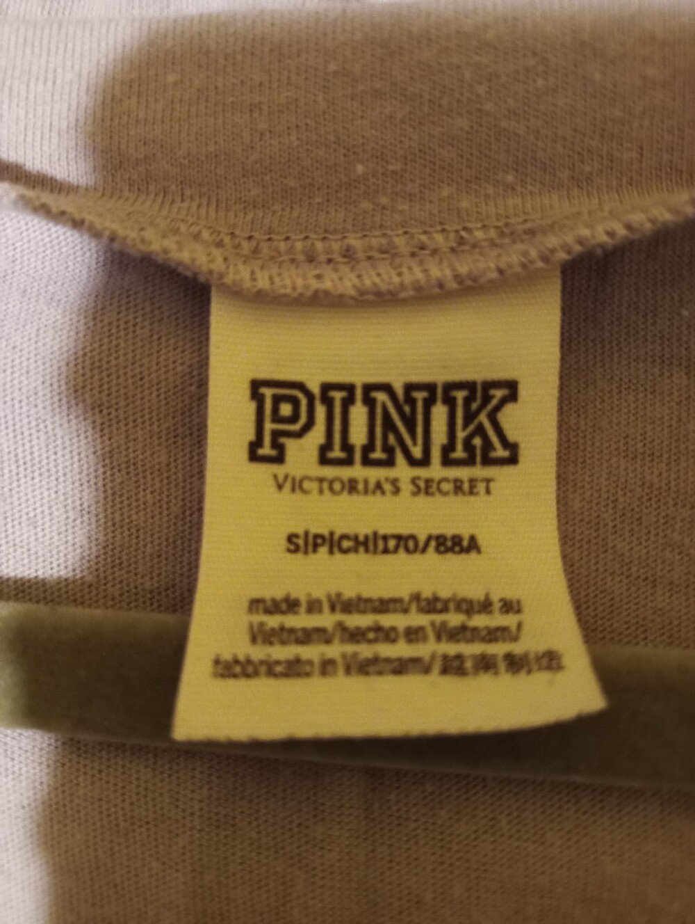 Small Light Purple Pink Victoria's Secret Long Sleeve Top - Picture 3 of 5